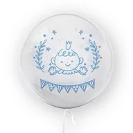 Balony i akcesoria - Balon 45cm Chłopiec Baby Shower TUBAN - miniaturka - grafika 1