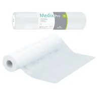 Kosmetyczne akcesoria jednorazowe - Podkład higieniczny na rolce 70cm x 50cm biały 20g MedixPro 100szt - miniaturka - grafika 1