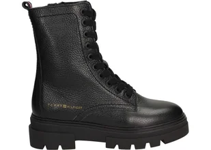 Tommy Hilfiger Trzewiki FW0FW06732 36 Monochromatic Lace Up Boot - Botki damskie - miniaturka - grafika 1