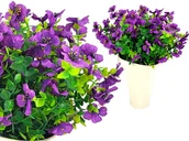 Sztuczne kwiaty - Sztuczna Petunia Pelargonia Surfinia Kwiaty na Balkon - miniaturka - grafika 1