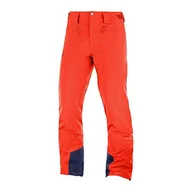 Spodnie narciarskie - Salomon Męskie spodnie narciarskie, ICEMANIA PANT M, syntetyk, czerwone (Cherry Tomato), rozmiar: XL/R, LC1205900 - miniaturka - grafika 1