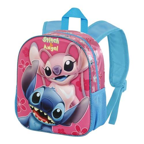 Lilo i Stitch Match -Mały Plecak 3D, Różowy, 26 x 31 cm, Pojemność 8,5 L