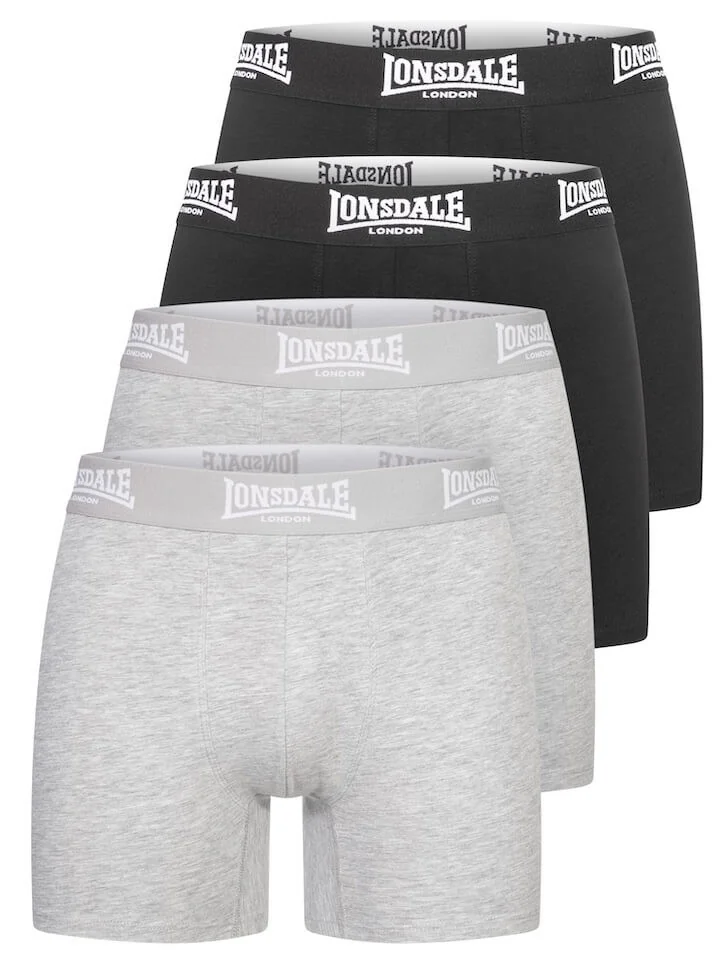 Bokserki LONSDALE EAST CHALLOW komplet 4 sztuk