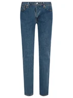 Spodnie męskie - Levi's® Jeansy 514™ 00514-1267 Granatowy Regular Fit - miniaturka - grafika 1