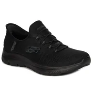 Sneakersy damskie - Skechers Sneakersy damskie Slips-Ins Black wsuwane czarne-40 - miniaturka - grafika 1
