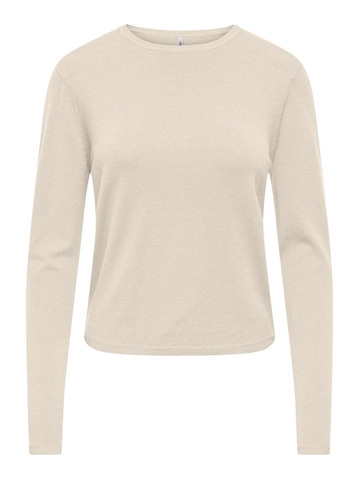 ONLY Sweter w kolorze beżowym
