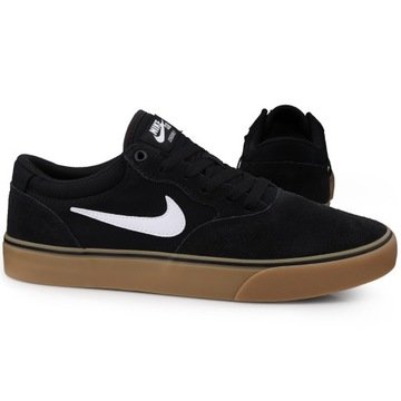 Buty trampki, męskie, sportowe Nike Sb Chron 2 DM3493 002 skóra