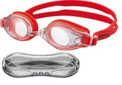 Materace dmuchane i koła do pływania - Okulary pływackie dla dorosłych MONTANA MG2A, kolor czerwony - miniaturka - grafika 1