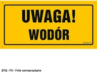 Tablice BHP - SIGNPROJECT OA190 - Uwaga wodór 600x300 - miniaturka - grafika 1