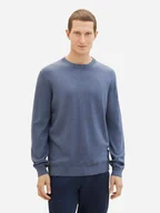 Swetry męskie - Sweter męski bawełniany Tom Tailor 1038426 L Niebieski (4067261790244) - miniaturka - grafika 1