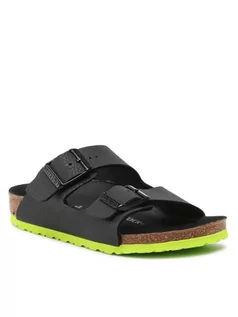 Buty dla chłopców - Birkenstock Klapki Arizona Kids 1022369 Czarny - grafika 1