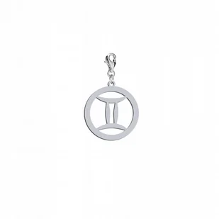 Charms Znak Zodiaku Bliźnięta Srebro 925 Prezent Kobieta DEDYKACJA GRATIS - Bransoletki - miniaturka - grafika 1