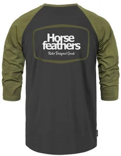 t-shirt HORSEFEATHERS BRONCO RAGLAN T-SHIRT Loden Green - Koszulki męskie - miniaturka - grafika 1