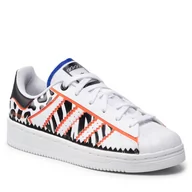 Sneakersy damskie - adidas Damskie sneakersy Superstar Ot Tech W, FTWR biały rdzeń czarny prawdziwy pomarańczowy, 5 UK - miniaturka - grafika 1