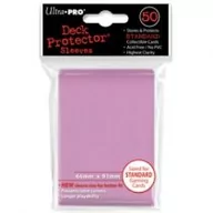 Akcesoria do gier planszowych - Ultra-Pro Deck Protector. Solid Pink 66 x 91 mm 50 szt. - miniaturka - grafika 1