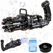 Bańki mydlane - Pistolet Do Baniek Miotacz Maszynka Automat + Płyn - miniaturka - grafika 1