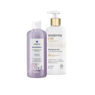 Zestawy kosmetyków damskich - Sesderma promocyjny zestaw - Abradermol wulkaniczny peeling złuszczający 250 ml + C-Vit Radiance mleczko do ciała 250 ml - miniaturka - grafika 1