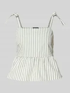 Bluzki damskie - Top na ramiączkach o kroju regular fit z czystej bawełny model ‘TAELYN’ - miniaturka - grafika 1