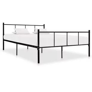 Vida Rama łóżka czarna metalowa 120 x 200 cm V-284638 - Łóżka - miniaturka - grafika 1