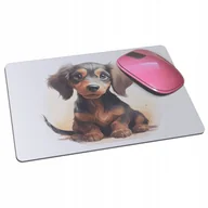 Podkładki pod mysz - PODKŁADKA POD MYSZ myszkę DASHSHUND WŁAŚCICIELA psa prezent hodowcy jamnik - miniaturka - grafika 1
