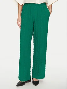 Vero Moda Spodnie materiałowe Noella 10325210 Zielony Straight Fit - Spodnie damskie - miniaturka - grafika 1