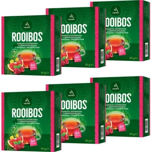 Astra Zestaw Rooibos Malina Grapefruit 6 x 60 torebek herbata ekspresowa - Herbata - miniaturka - grafika 1