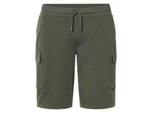 esmara Men Szorty dresowe męskie PLUS SIZE XXL (Zielony, 3XL (64/66)) - Spodnie męskie esmara Men Szorty dresowe męskie PLUS SIZE XXL (Zielony, 3XL (64/66)) - Spodnie męskie - miniaturka - grafika 1