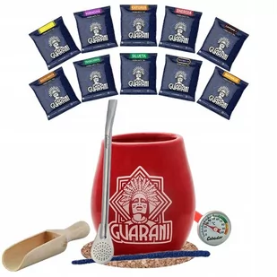 Zestaw Yerba Mate Guarani 10x50g Tykwa Bombilla - Yerba Mate - miniaturka - grafika 1