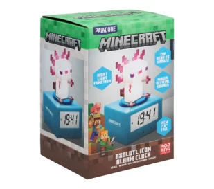 Paladone ICON Alarm Clock Minecraft Axolotl - Gadżety dla graczy - miniaturka - grafika 1