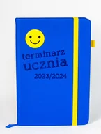 Kalendarze - Terminarz Ucznia  B6 Dzienny  Perła Niebieski - miniaturka - grafika 1