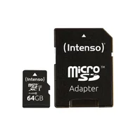 Karty pamięci - Intenso microSDXC Class 10 64GB (3433490) - miniaturka - grafika 1