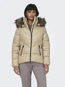 Kurtki damskie - ONLY Kurtka zimowa w kolorze beżowym - miniaturka - grafika 1