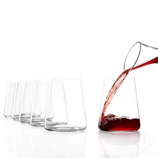 Stölzle Lausitz power pucharek na wino w rozmiarze 515 ML kubek,-częściowy zestaw do wina czerwonego, nadaje się do mycia w zmywarce do naczyń, przyjazne dla środowiska szkło kryształowe bezołowiowe,  unknown - Szklanki - miniaturka - grafika 1