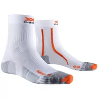 Skarpetki sportowe męskie - XSOCKS skarpetki biegowe RUN FAST 4.0 arctic white/ trick orange - miniaturka - grafika 1