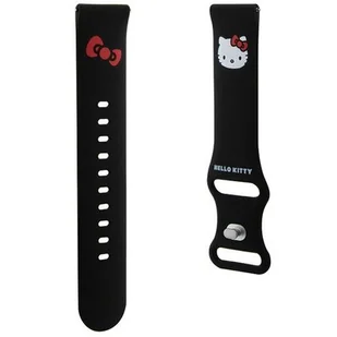 Pasek HELLO KITTY Silicone Kitty Head (40/41/42/44/45/46 mm) Czarny - Akcesoria do smartwatchy - miniaturka - grafika 1