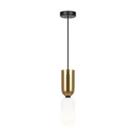Lampy ścienne - Złoto-biały kinkiet ścienny na E14 MOD177PL-01G z serii MEMORY - miniaturka - grafika 1