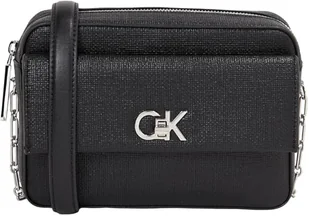 Calvin Klein Damska torba na aparat kieszonkowy crossover, Ck Black, Ck czarny - Torebki damskie - miniaturka - grafika 1