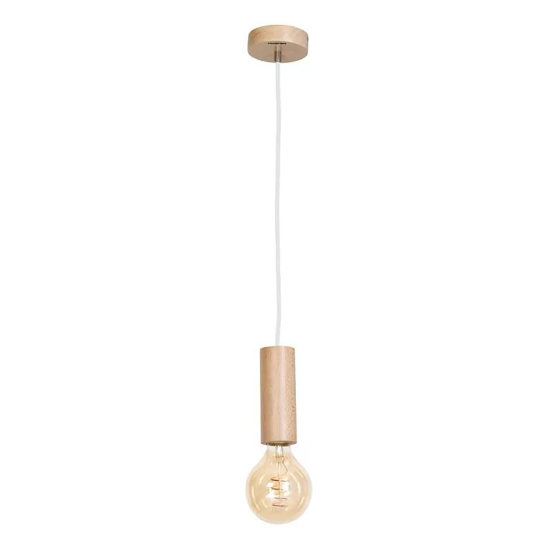 Milagro Lampy Lampa wisząca BOSCO 611 Naturalne drewno 1xE27 40W 611