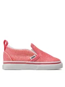 Buty dla dziewczynek - Vans Tenisówki Td Slip-On V VN000UBSPNK1 Różowy - miniaturka - grafika 1