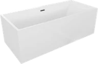 Wanny - Mexen Vigo wanna wolnostojąca 178,5 x 80 cm, biała, przelew gun gray szczotkowany - 51251788000-66 - miniaturka - grafika 1