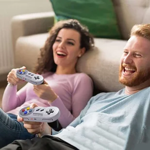 Bezprzewodowy Kontroler Gamepad Retro Alogy do PC macOS Android Szary - Kontrolery gier na PC - miniaturka - grafika 10