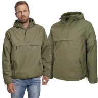 Odzież taktyczna i umundurowanie - Kurtka BRANDIT Windbreaker Kangurka Olive XXL - miniaturka - grafika 1