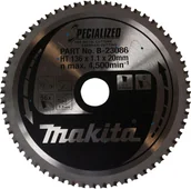 Tarcze do pił - Makita B-33984 piła tarczowa do cięcia stali i stali nierdzewnej 185x30 mm 64 zęby Specialized - miniaturka - grafika 1