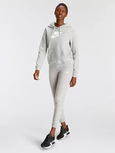 Spodnie sportowe damskie - Nike Spodnie dresowe w kolorze szarym - grafika 1