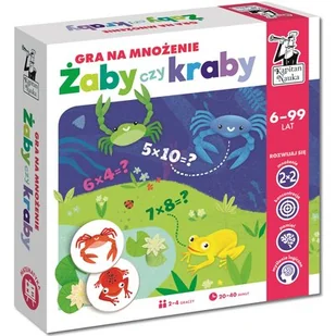 Na Mnożenie Żaby Czy Kraby Kapitan Nauka - Gry planszowe - miniaturka - grafika 1