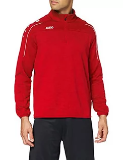 Bluzy męskie - Jako męska Classico Training ziptop, czerwony, xl 8650 - grafika 1
