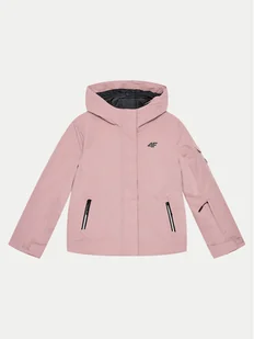 4F Kurtka snowboardowa 4FJWAW24TTJAF549 Beżowy Loose Fit - Kurtki narciarskie - miniaturka - grafika 1