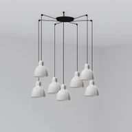 Lampy sufitowe - Lampa wisząca VENICE 7L biała - miniaturka - grafika 1