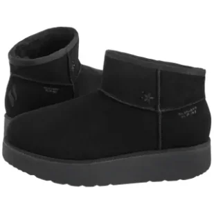 Botki Keep Cozy Black 169143/BBK (SK283-a) Skechers - Botki damskie - miniaturka - grafika 1