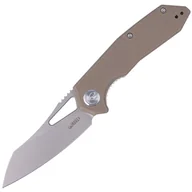 Noże - Nóż składany Kubey Knife New Vagrant Tan G10, Sandblast AUS-10 (KU291B) - miniaturka - grafika 1